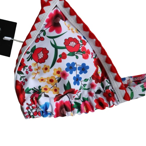 Floral European Style Bikini Set M Women’s Bohemian Triangle Padded Bikini - Picture 6 of 12